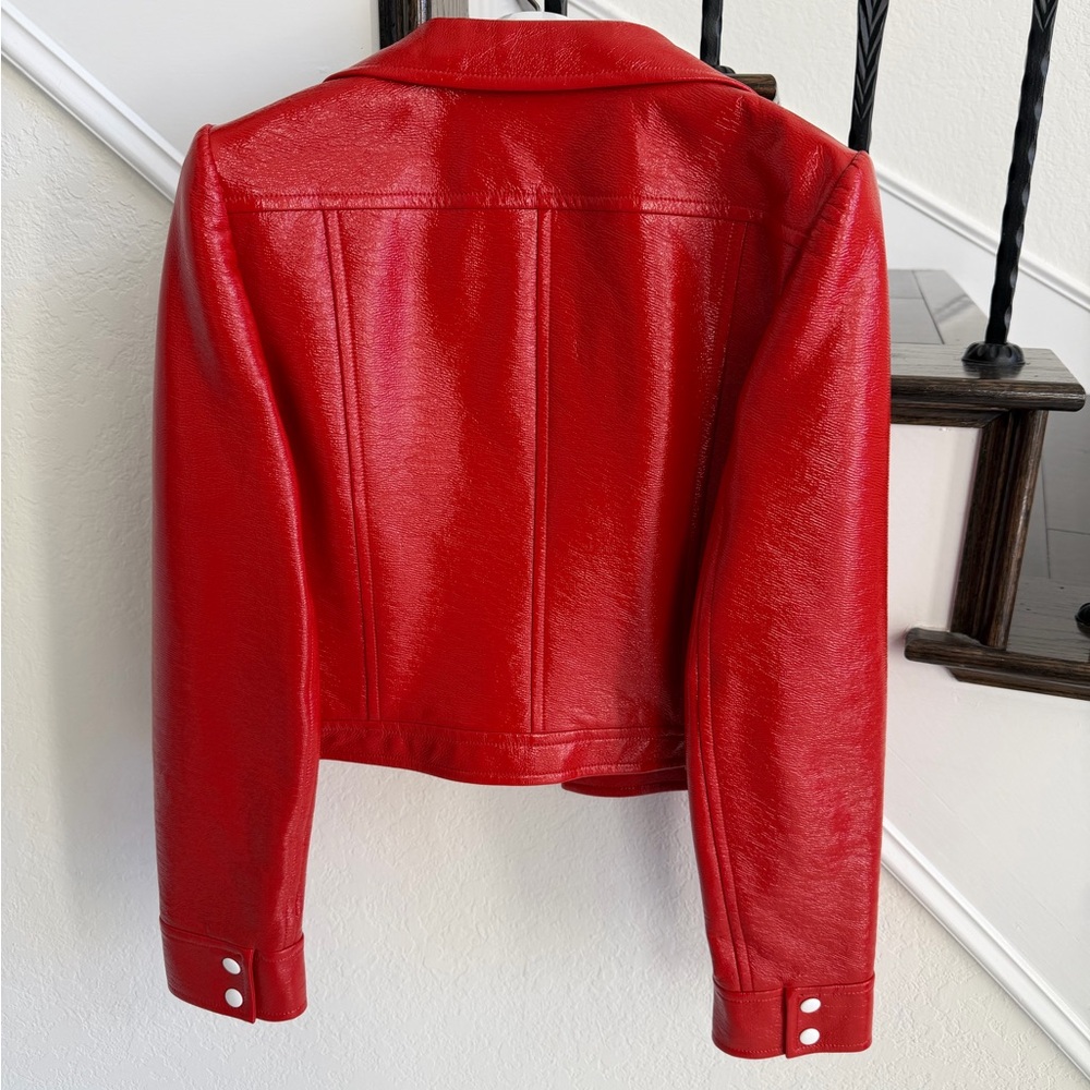 Courreges Red Reedition Vinyl Jacket - Picture 7 of 12
